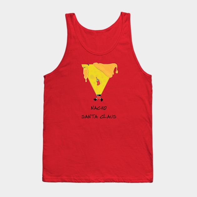 Nacho Santa Claus Tortilla Chip Tank Top by Sanford Studio